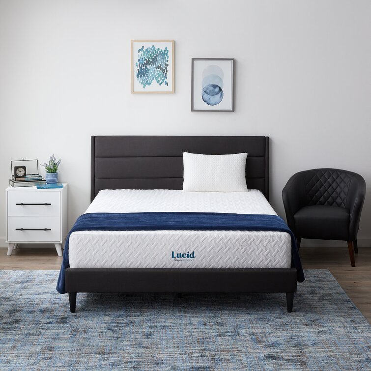 Lucidcomfortcollection Lucid Comfort Collection 12 Medium Gel Memory Foam Mattress And Reviews